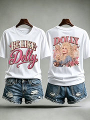 Women's Rip Dolly Parton Print T-Shirt