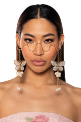 FLUTTER BY EMBELLISHED EYEWEAR IN GOLD