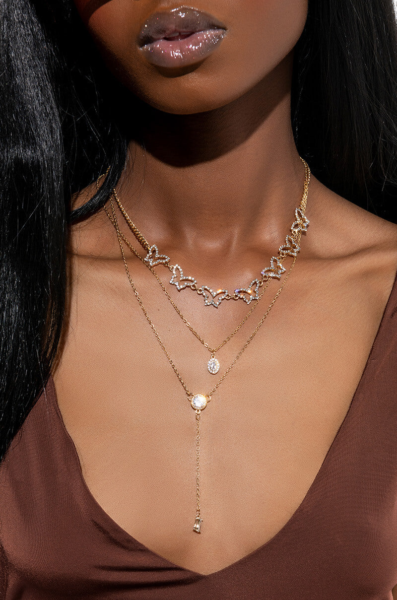 FLY HIGH BUTTERFLY NECKLACE SET