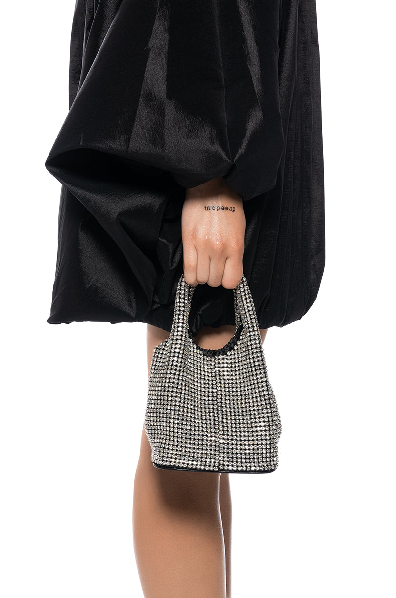 FOR THE LOVE OF RHINESTONES PURSE