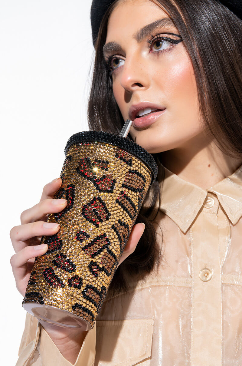 SIZZURP LEOPARD DECORATIVE CUP