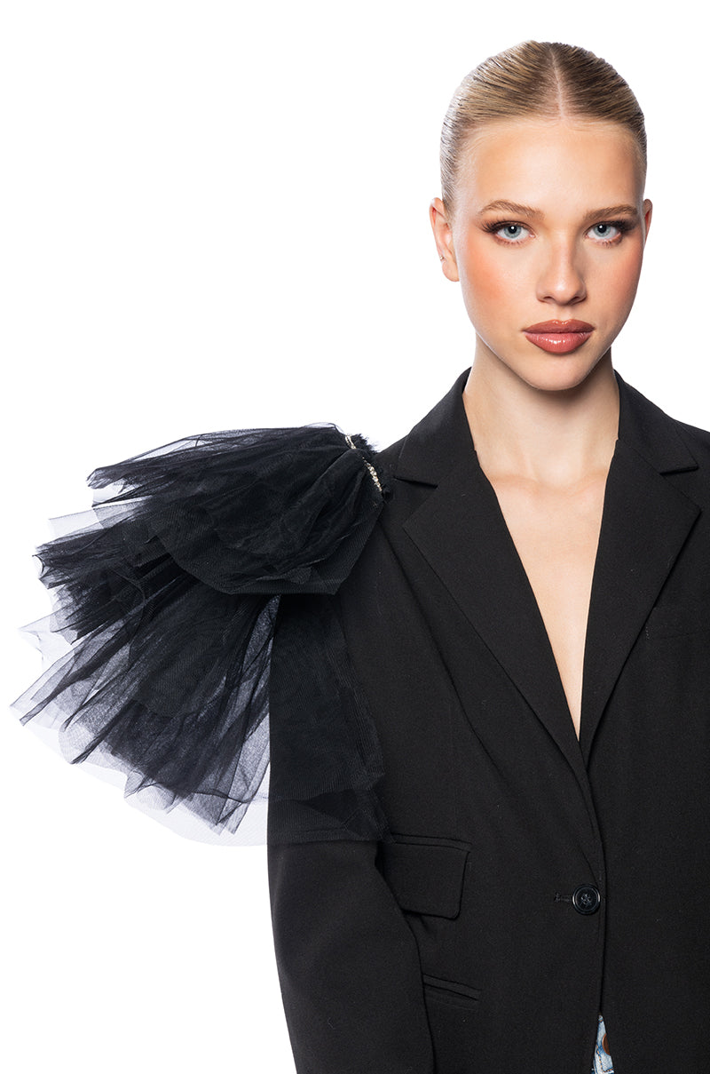 GOOD FOR IT SHOULDER BROOCH
