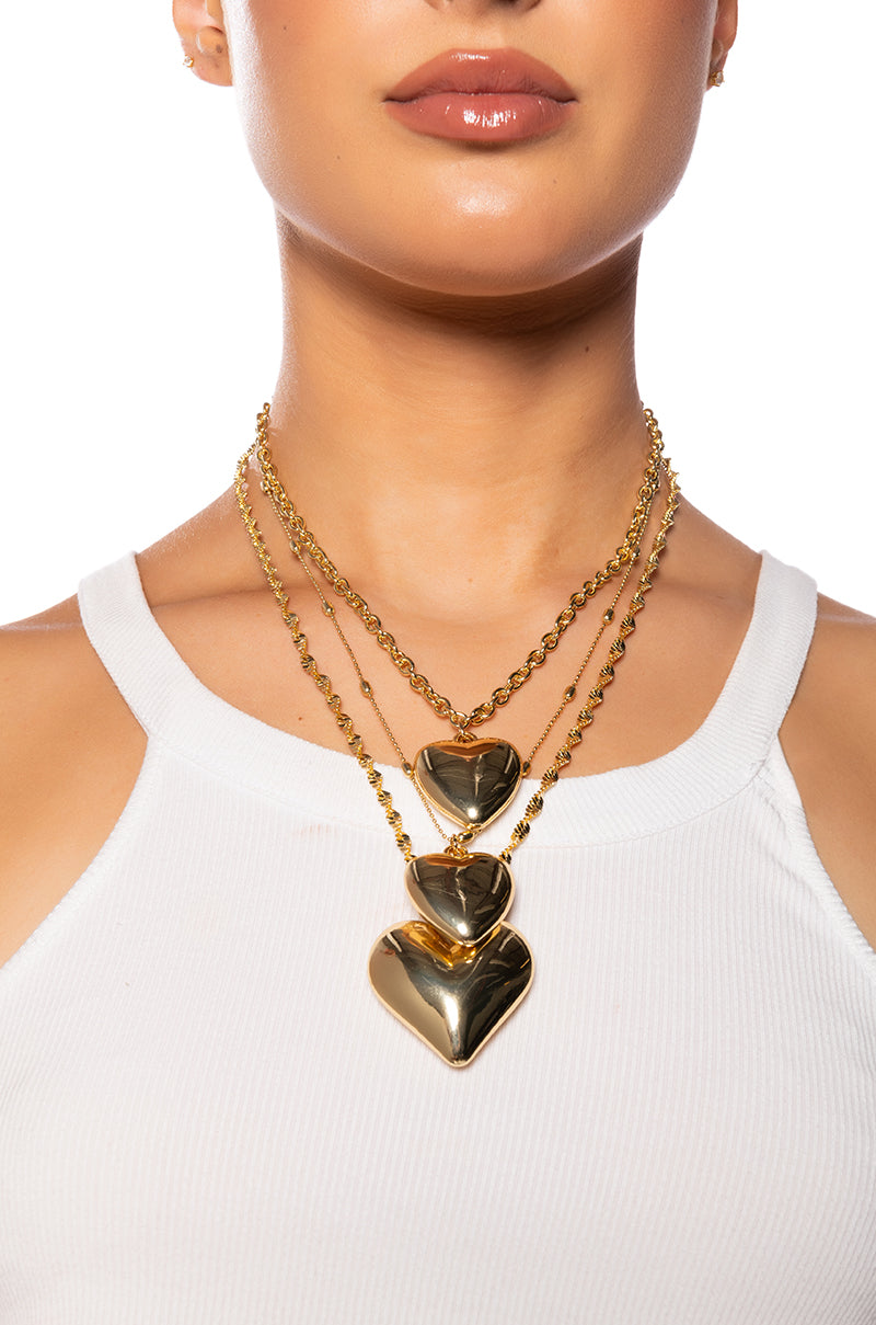 HEART ME LAYERED NECKLACE