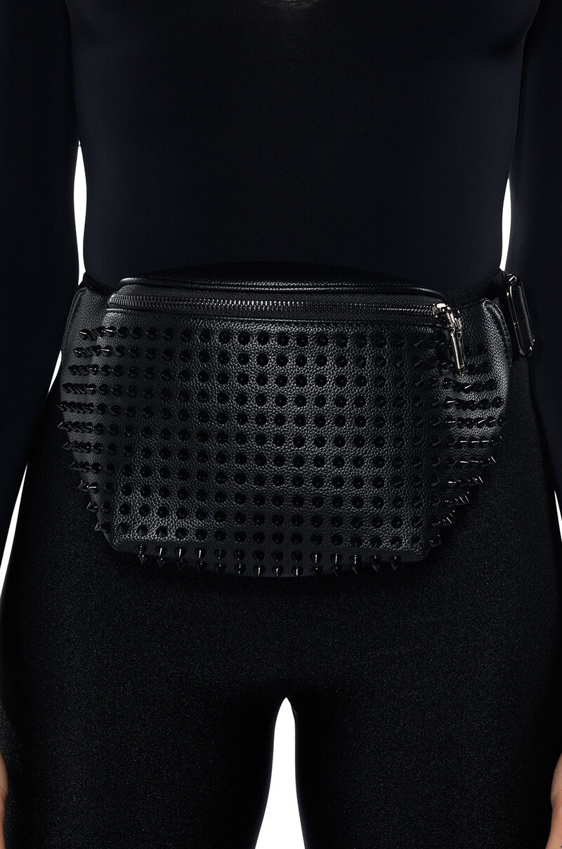 HOT COMMODITY STUDDED FANNY PACK