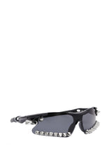 I BITE BACK STUDDED SUNGLASSES