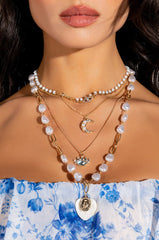 LUNA MULTI CHAIN NECKLACE SET