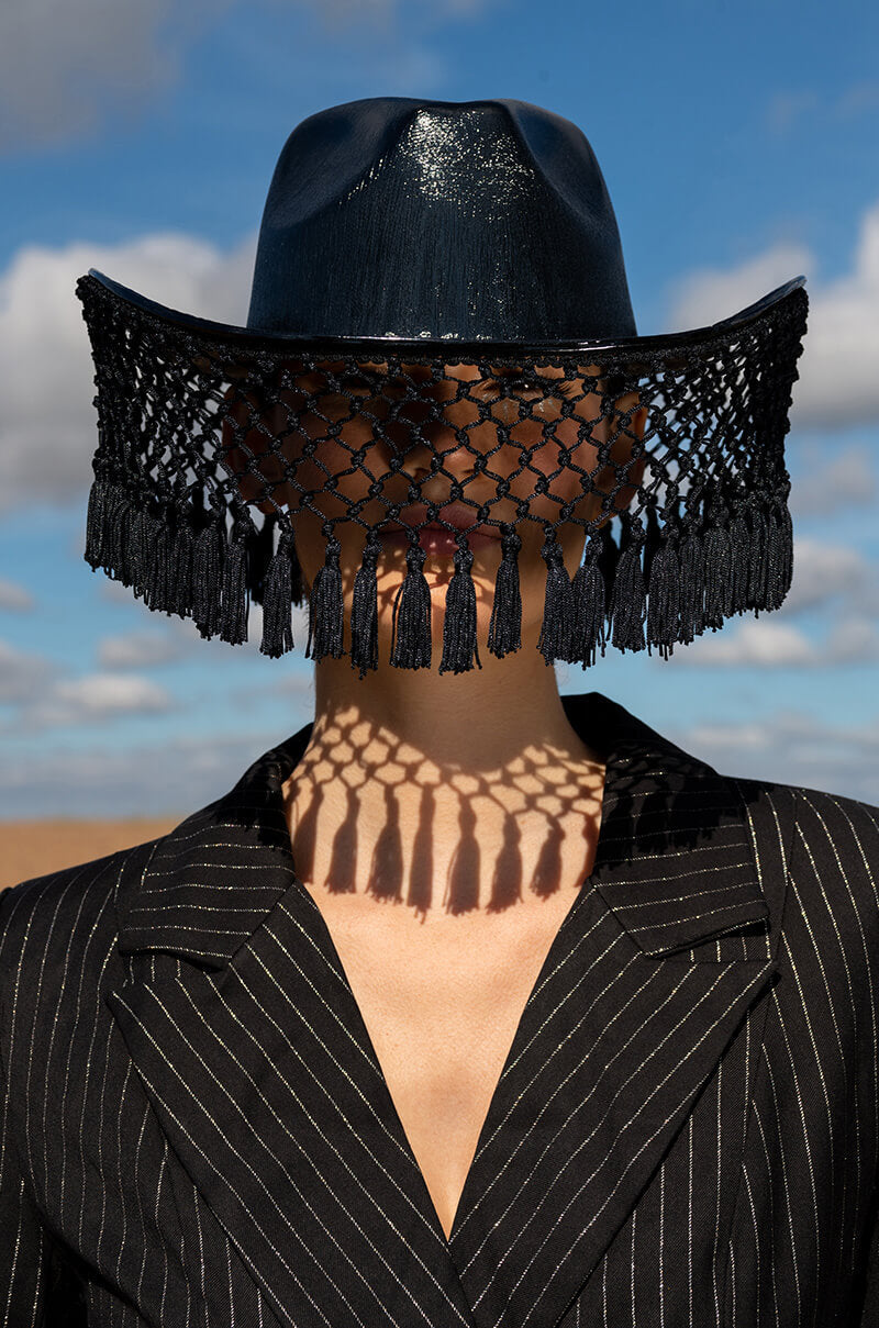 MAVERICK WESTERN FRINGE COWBOY HAT