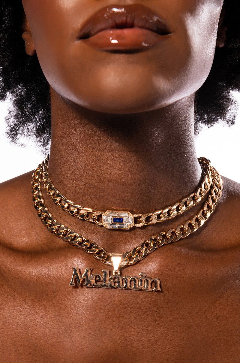 MELANIN BABE NECKLACE SET