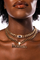 MELANIN BABE NECKLACE SET
