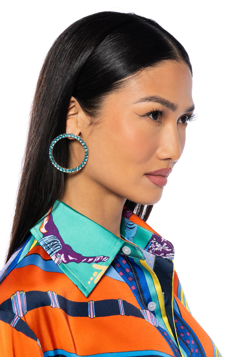 MIDNIGHT BLUES EARRING