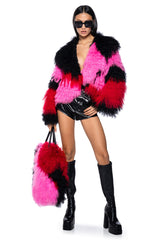 MY BEYDAY COLORFUL REAL MOHAIR JACKET