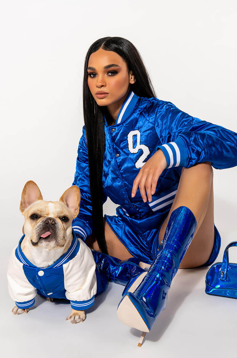 NO CAP MATCHING DOG BOMBER