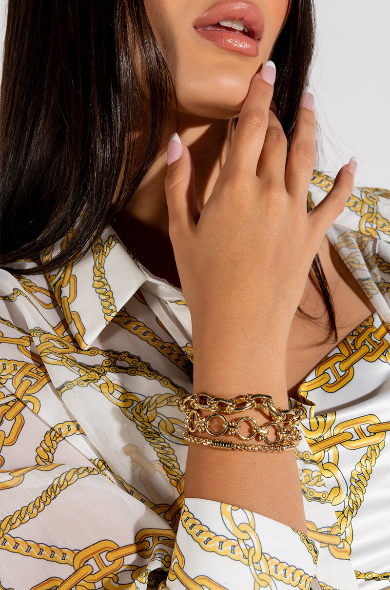 OVERTURN CHUNKY BRACELET SET