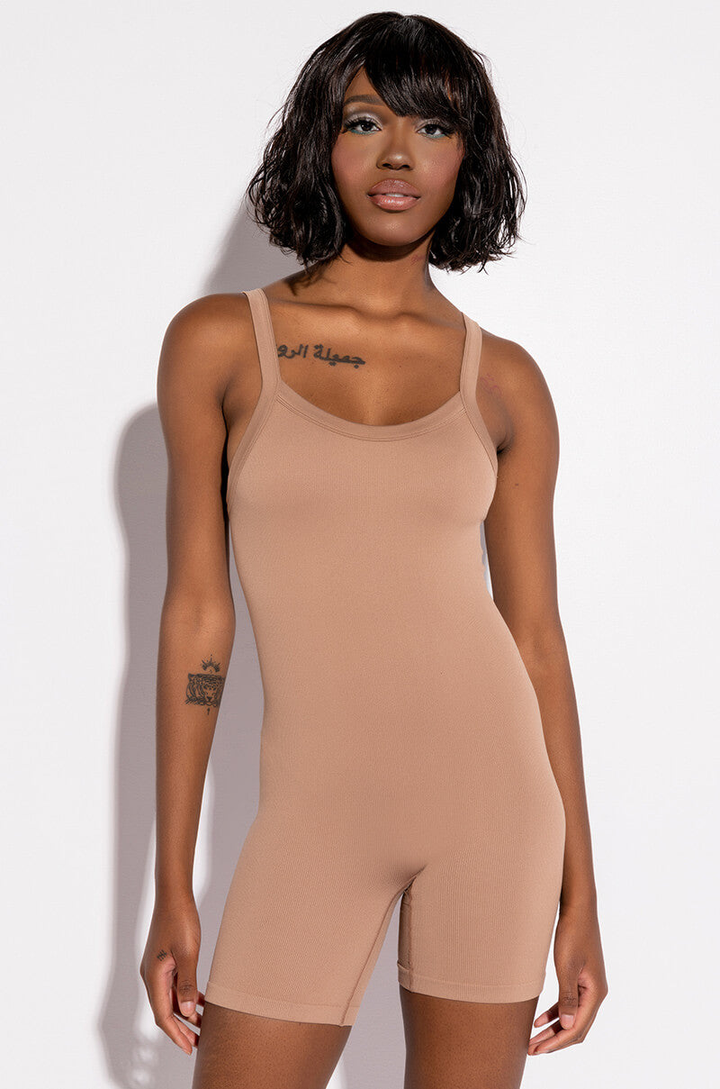 LOVING IT SCOOP NECK SEAMLESS PAXTON ROMPER