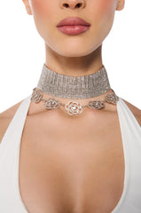 ROSE THROUGH IT ALL CHOKER