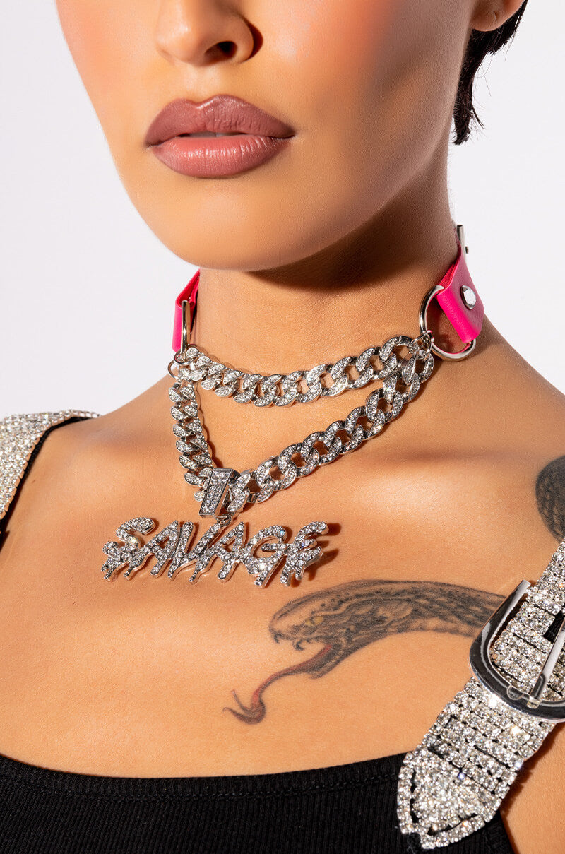 SAVVY PU CHOKER