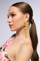 SECRET GARDEN EARRING IN GOLD