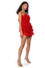 SHES A MASTERPIECE FLORAL MINI DRESS