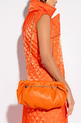 SIENNA ORANGE POUCH PURSE