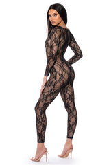 THE WINNER ALL OVER LACE JUMPSUIT