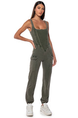 VIVIE CASUAL CARGO JUMPSUIT