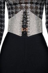 WAKE UP RHINESTONE CORSET BELT